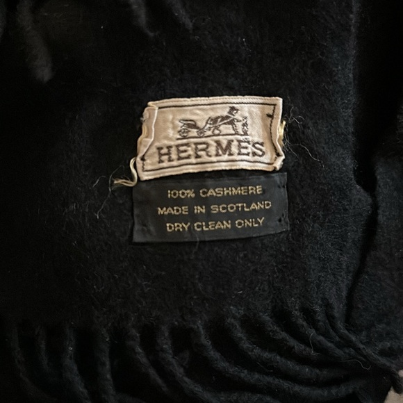 Hermes Unie Brodee Muffler in Black - Picture 3 of 4